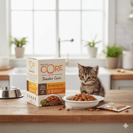 ويلنس كور تندر - مجموعة أظرف طعام رطب متنوعة 6×85 جرام - بالمرق