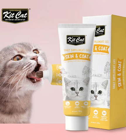 جل كت كات لدعم الجلد والشعر