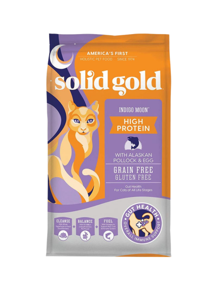 Solid Gold Grain-Free Cat Food with Alaska Pollock & Egg – High Protein, 5.4 kg