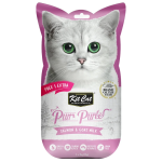 كت كات بيوري سالمون وحليب الماعز – مكافأة سائلة للقطط (5 × 15 جم)