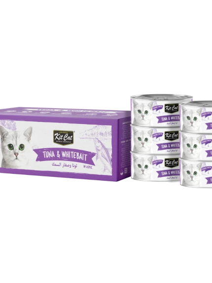 كيت كات طعام رطب للقطط بالتونا وصغار السمك 6×50 جرام