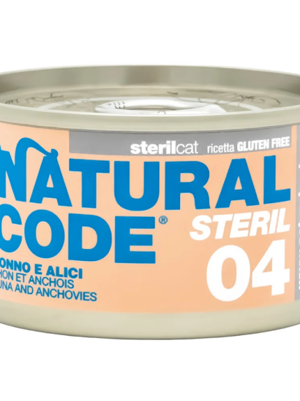 ناتشرال كود تونا وأنشوجة، طعام رطب للقطط المعقمة، 85 غ.