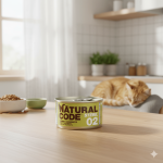 طعام رطب ناتشرال كود للقطط المعقمة، تونا مع نبتة الأمارانث، 85 غرام