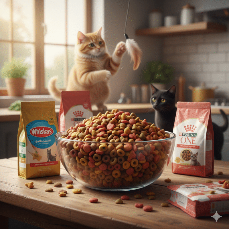 طعام القطط الجاف​