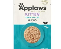 Applaws Wet Cat Food for Kittens, Tuna Fillet in Broth, 50 g
