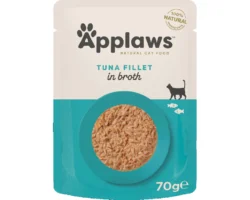 Applaws Natural Wet Cat Food, Tuna Fillet in Broth 70g