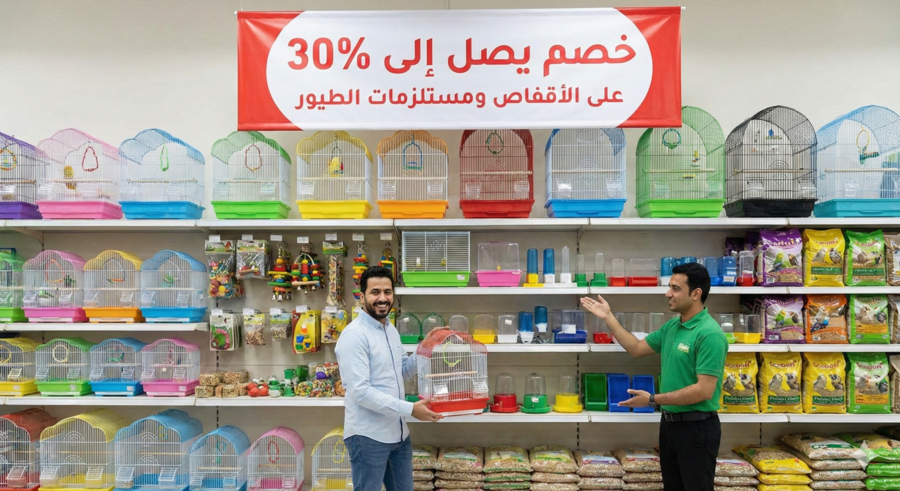 الاقفاص و مستلزمات الطيور