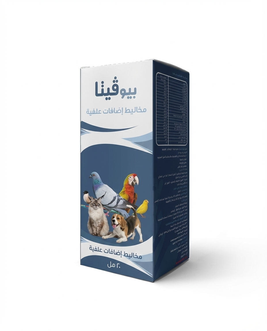 Gemini_Generated_Image_v4at0lv4at0lv4at فيتامينات وأحماض أمينية للقطط والكلاب والطيور – دعم النمو 20 ملل