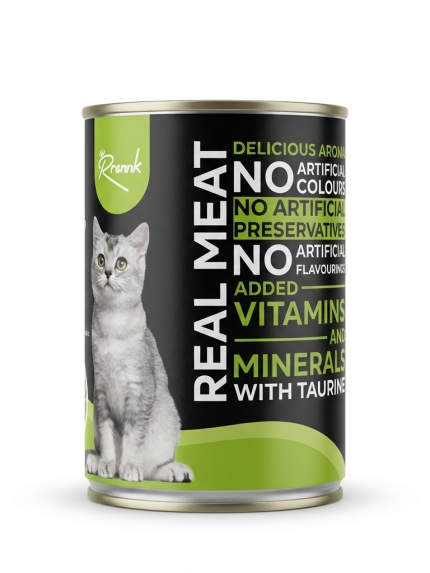 رانك كات طعام رطب للقطط بلحم البقري في مرق اللحم 400 جرام