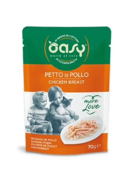 أوزي موري لوف - طعام قطط (صدر دجاج) - أظرف 70 جرام