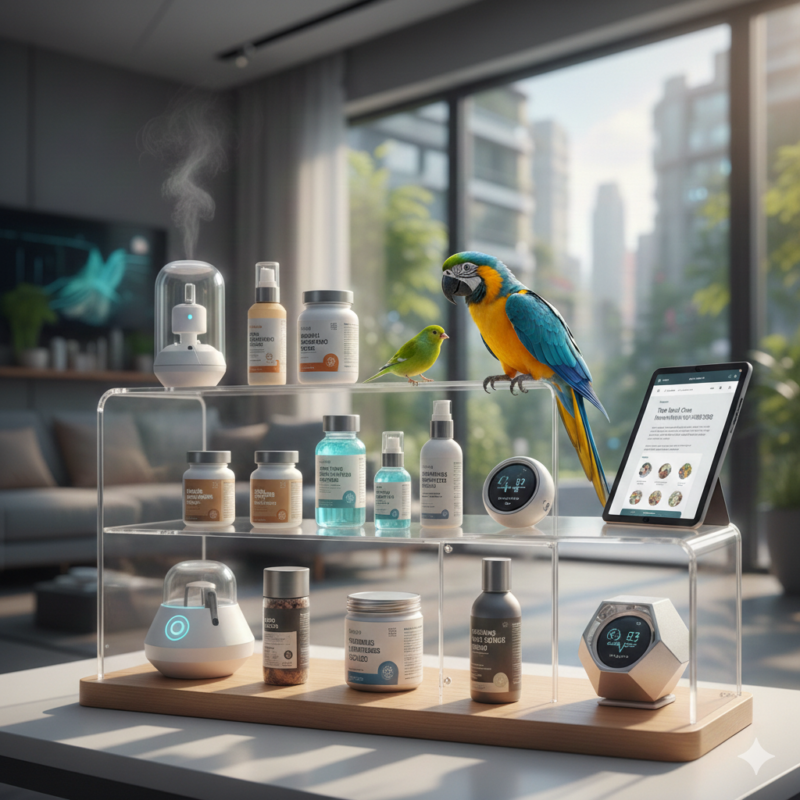 منتجات العناية بالطيور