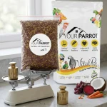 طعام يور باروت (Your Parrot) جاف بمزيج الأعشاب الطبيعية لجميع الببغاوات - 1 كج