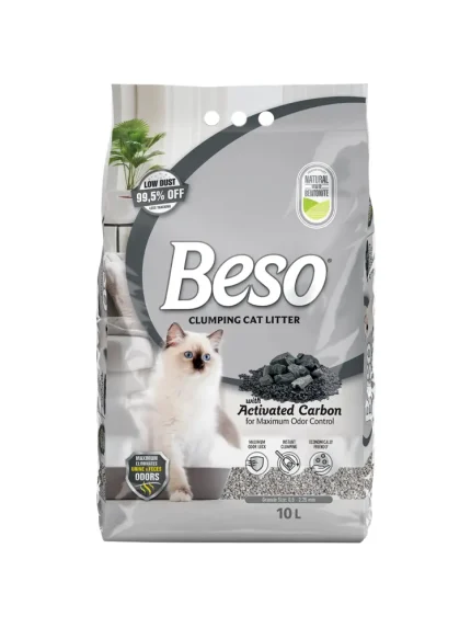 بيسو رمل للقطط بالكربون 10 لتر