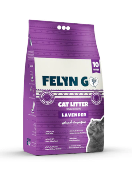 فيلن قو رمل قطط لافندر – 10 لتر
