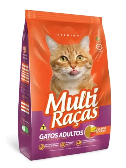 طعام قطط جاف للقطط البالغة 25 كج مالتي راكاس