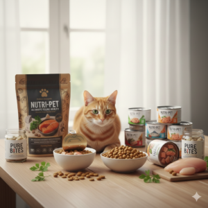 طعام قطط طبيعي