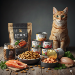طعام قطط طبيعي