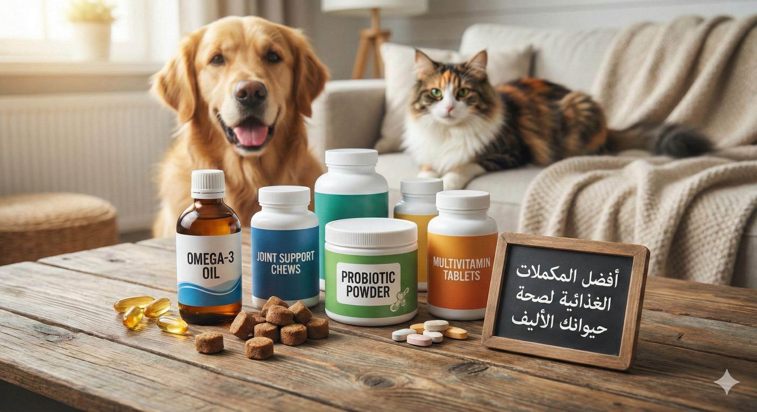  مكملات غذائية للحيوانات