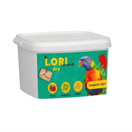 طعام يور باروت (Your Parrot) مخصص لطيور اللوري والوريكيت - 3 كجم