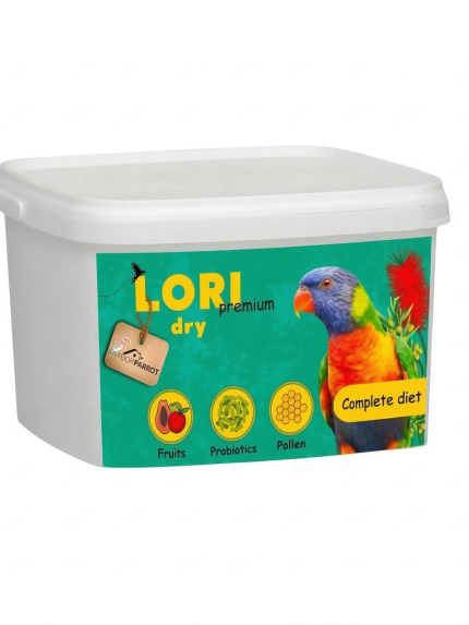 طعام يور باروت (Your Parrot) مخصص لطيور اللوري والوريكيت - 3 كجم