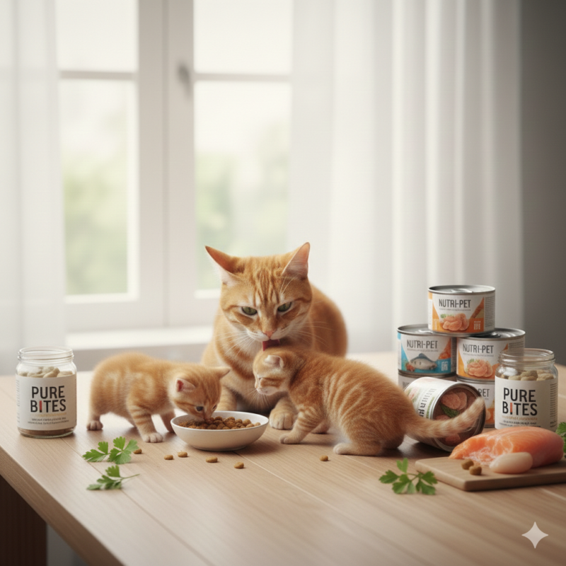  انواع طعام القطط 