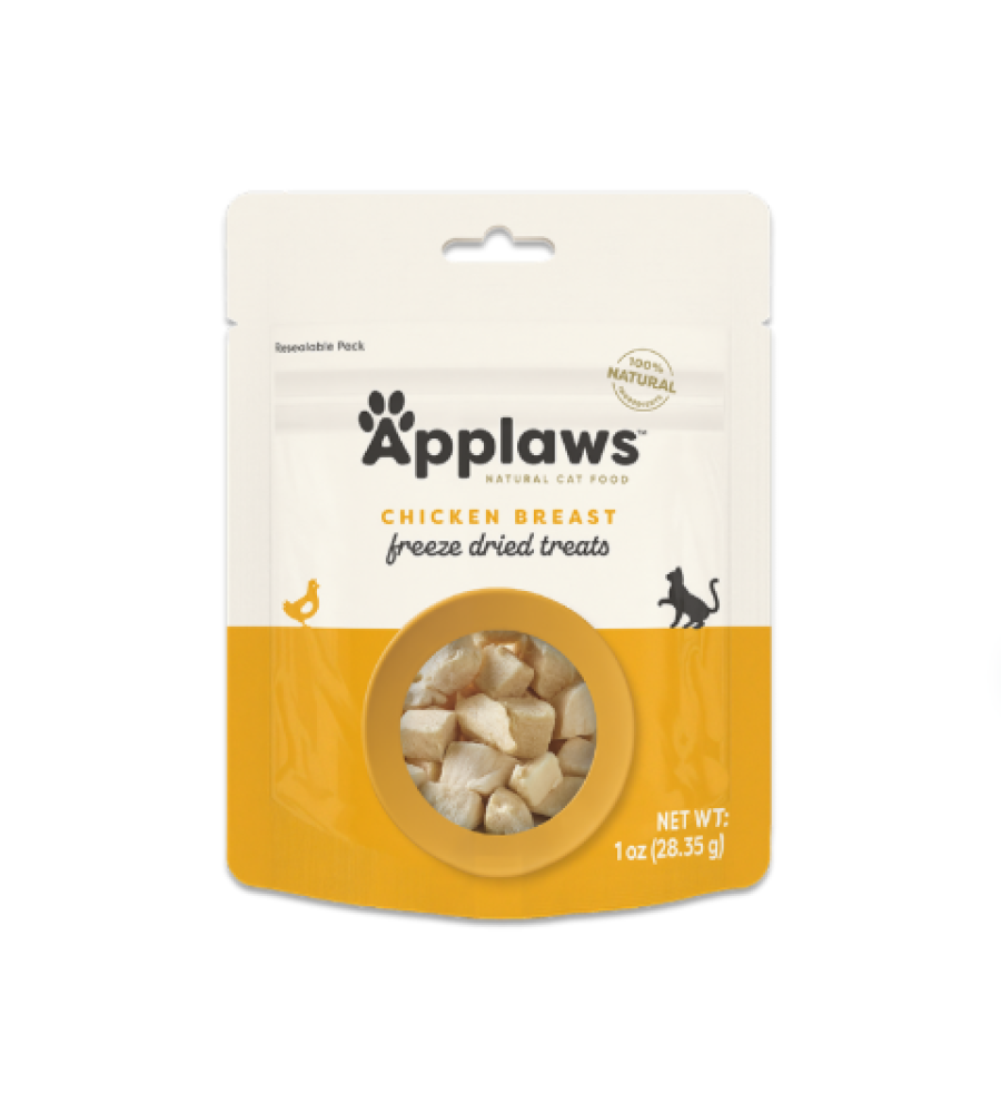 5060708563134 أبلاوز مكافآت قطط دجاج مجفف بالتجميد 10 غرام - خالية من الحبوب - الصورة 1
