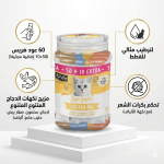 كت كات بير بيوري مكافآت قطط تشكيلة الدجاج 60×15 غرام