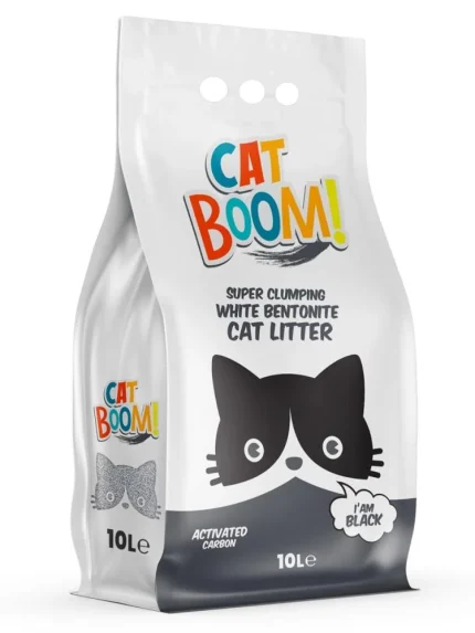 كات بووم رمل قطط بالكربون 10 لتر