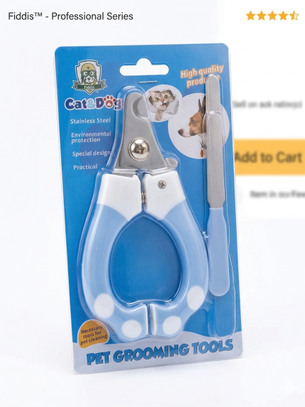 مقص ومبرد للقطط