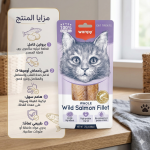ونبي - شرائح فيليه سمك الإسقمري (مكافآت للقطط) - 25 جرام