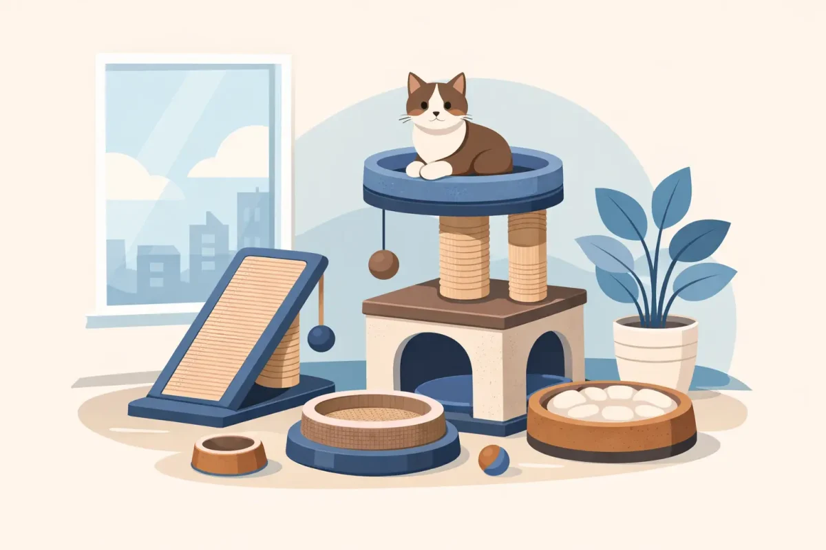 أفضل خداشة قطط للمساحات الصغيرة