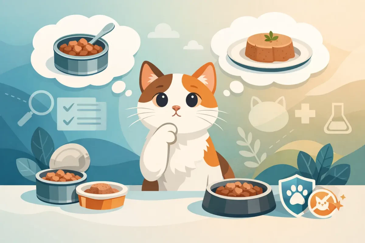 كيف تختار طعام رطب للقطط الحساسة؟