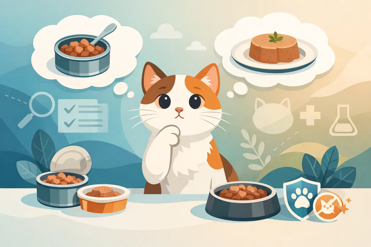 كيف تختار طعام رطب للقطط الحساسة؟