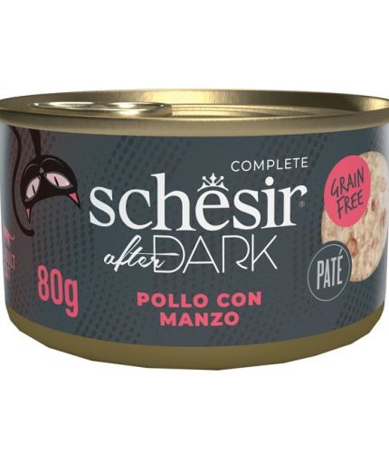 شيزر افتر دارك طعام رطب للقطط بالدجاج ولحم البقر 80 غ