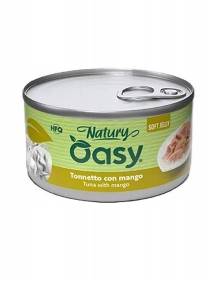أوزي نيتشر طعام رطب للقطط تونة مع مانجو في جيلي - 85 جرام