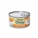 أوزي نيتشر طعام رطب للقطط دجاج وجبن في مرق - 85 جرام