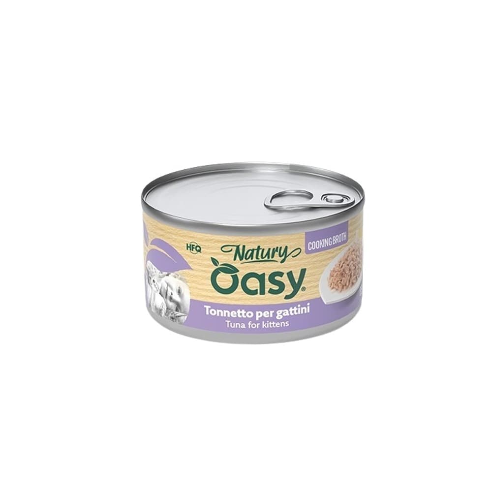 8054329514719 أوزي نيتشر طعام رطب للقطط الصغيرة تونة في مرق - 85 جرام