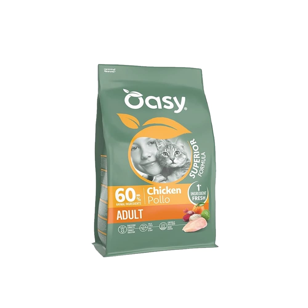 8054329515754 أوزي سوبيريور طعام جاف للقطط البالغة بالدجاج - 1.5 كج