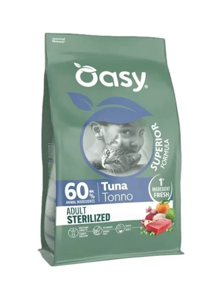 أوزي سوبيريور طعام جاف للقطط المعقمة بالتونة - 6 كيلو جرام