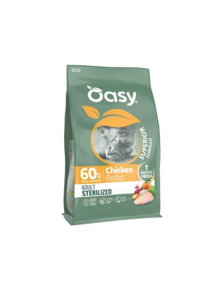 أوزي سوبيريور طعام جاف للقطط المعقمة بالدجاج - 6 كيلو جرام