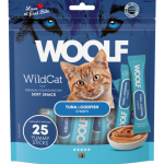 وولف مكافآت للقطط تونا وسمك القد 25×14 غ - سناك كريمي