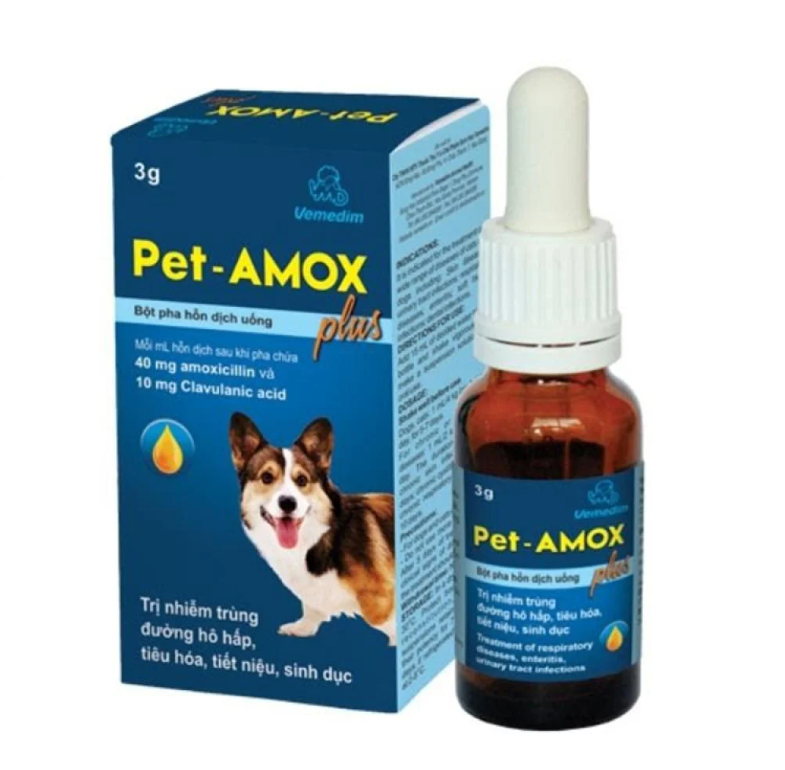 8935020386556 بيت أموكس مضاد حيوي للحيوانات 20مل - الصورة 1