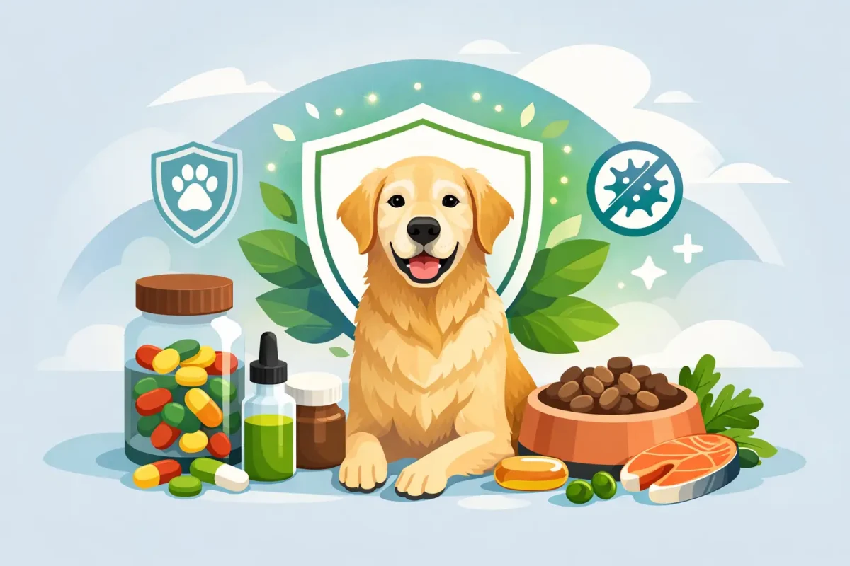 أفضل فيتامينات لتقوية مناعة الكلاب الكبيرة
