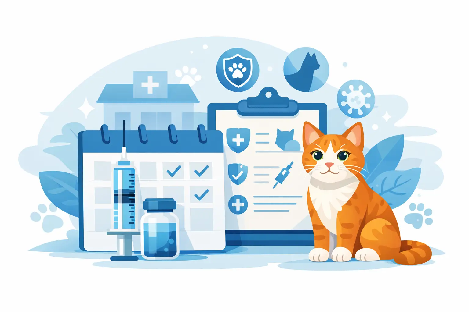 جدول تطعيمات القطط المنزلية 2026