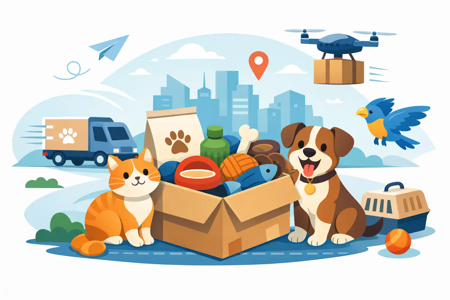 شحن مجاني مستلزمات الحيوانات بطريقة أذكى