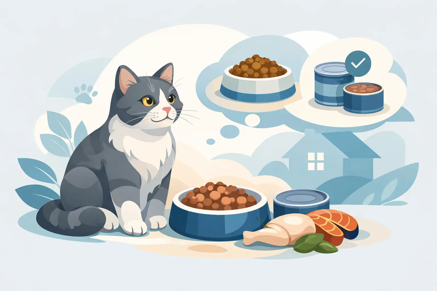 طعام رطب للقطط: متى يكون الخيار الأفضل؟