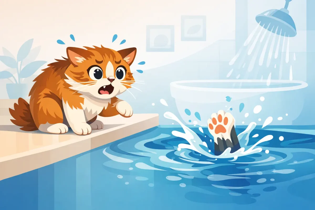 لماذا تخاف القطط من الماء؟ الأسباب الحقيقية