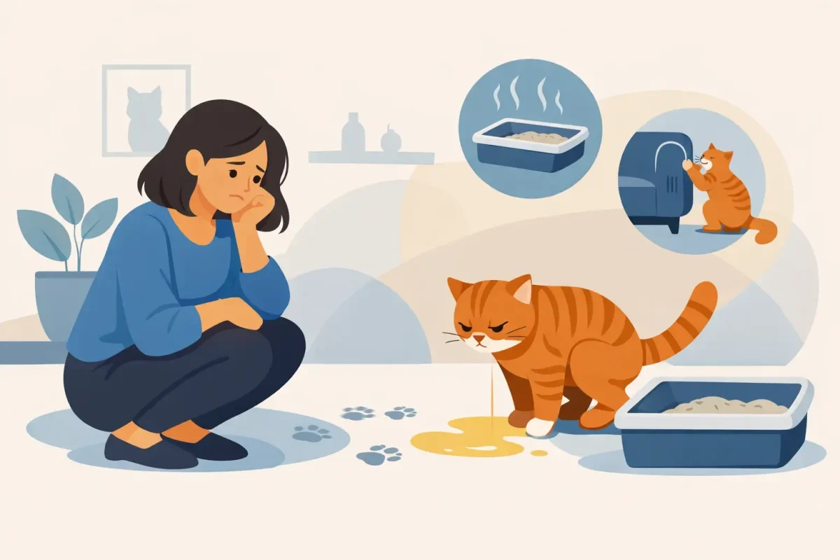 ماذا تفعل إذا توقفت قطتك عن استخدام الليتر بوكس؟