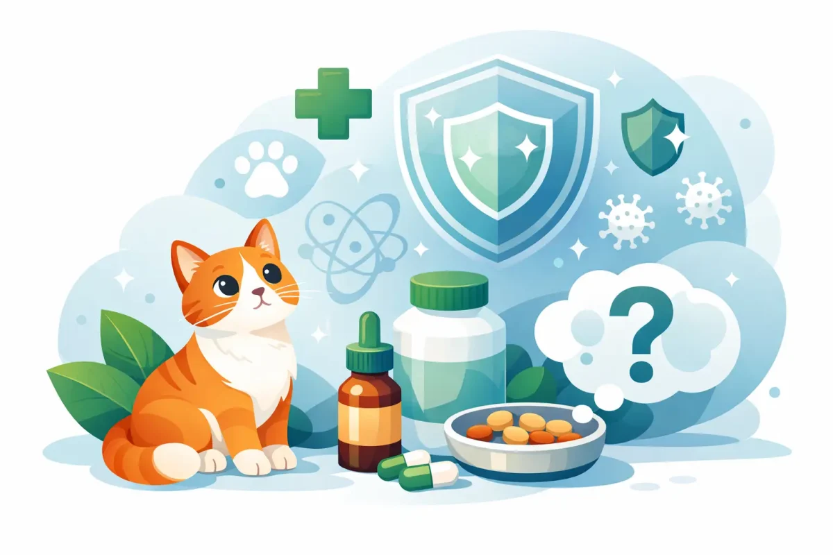 مكملات للقطط لدعم المناعة: متى تحتاجها؟
