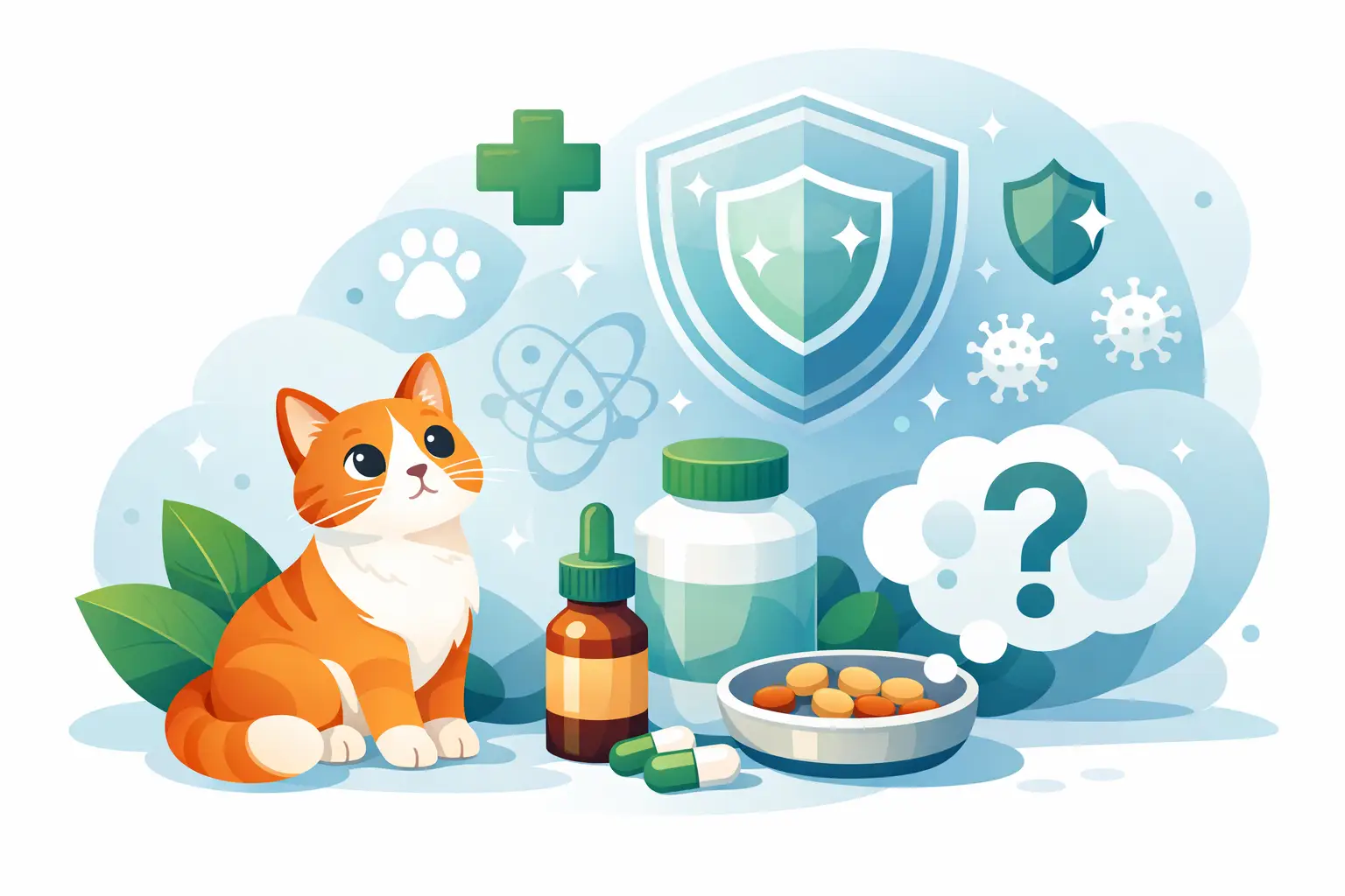 مكملات للقطط لدعم المناعة: متى تحتاجها؟